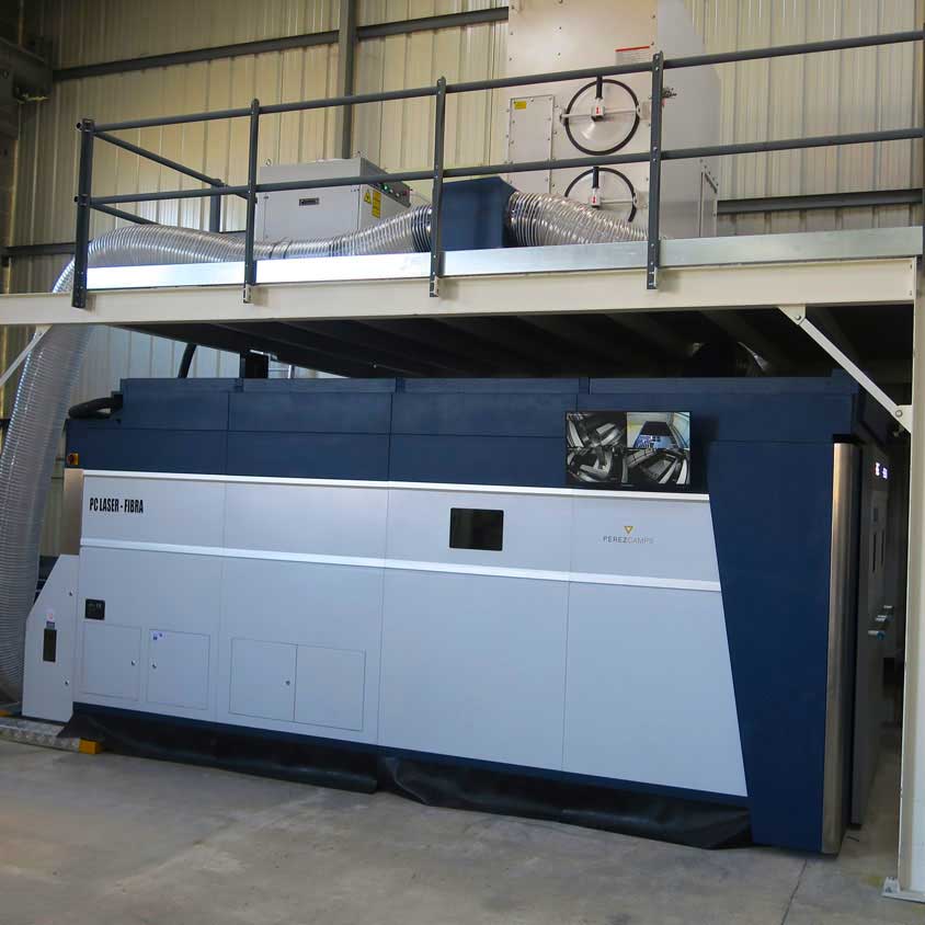 Découpe par laser fibre à plat