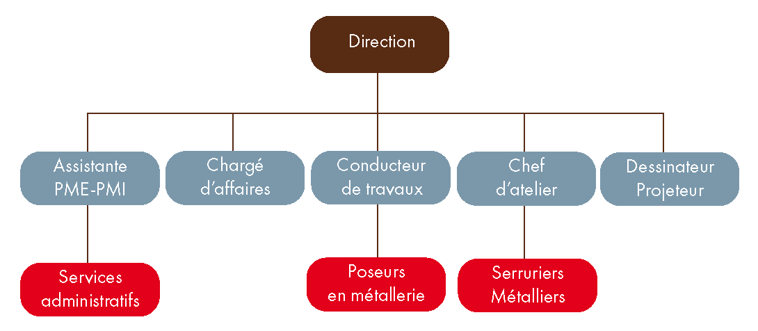 organigramme-entreprise Organigramme fonctionnel des entreprises du groupe