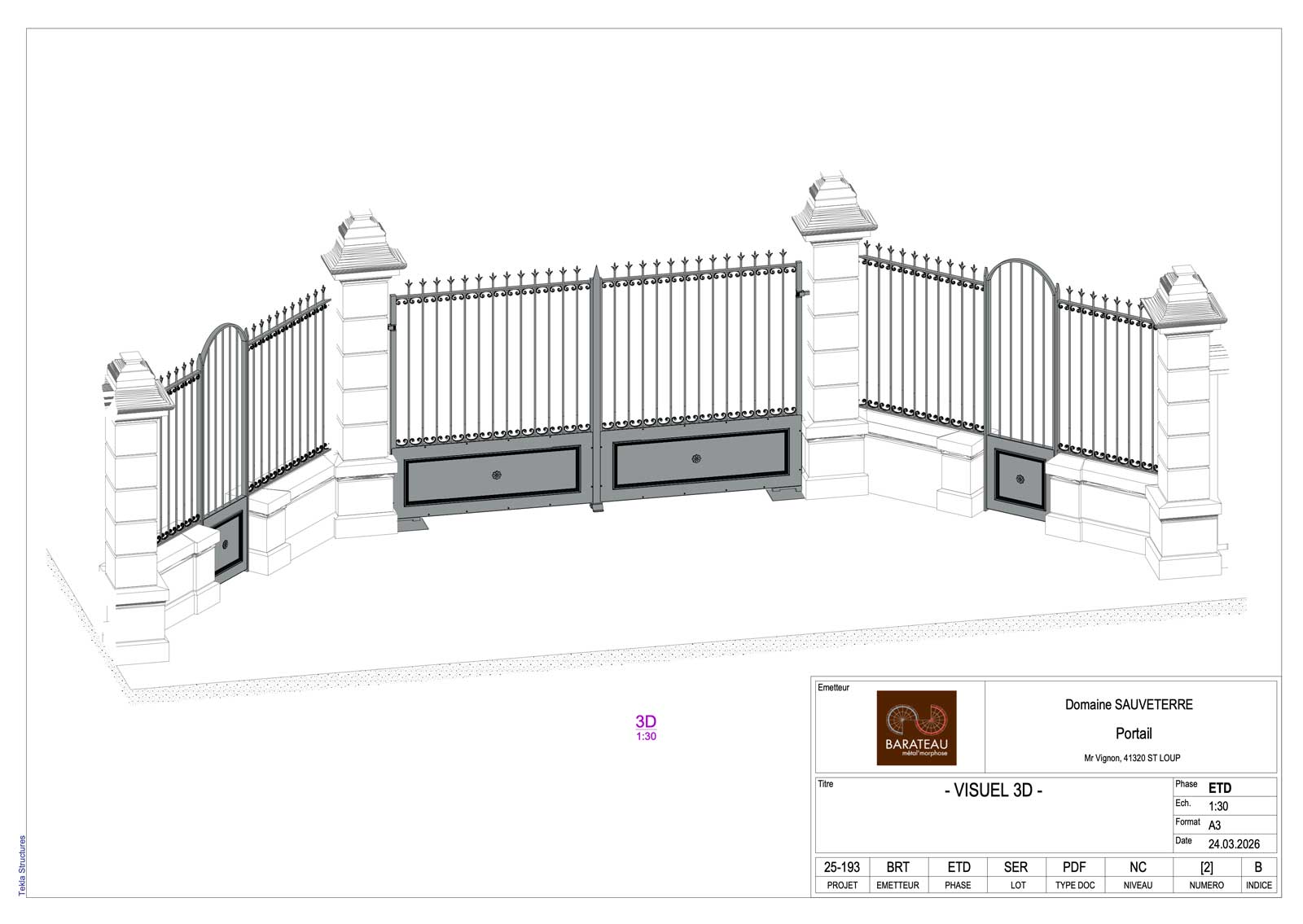 Ferronerie Les métiers du groupe : la ferronnerie