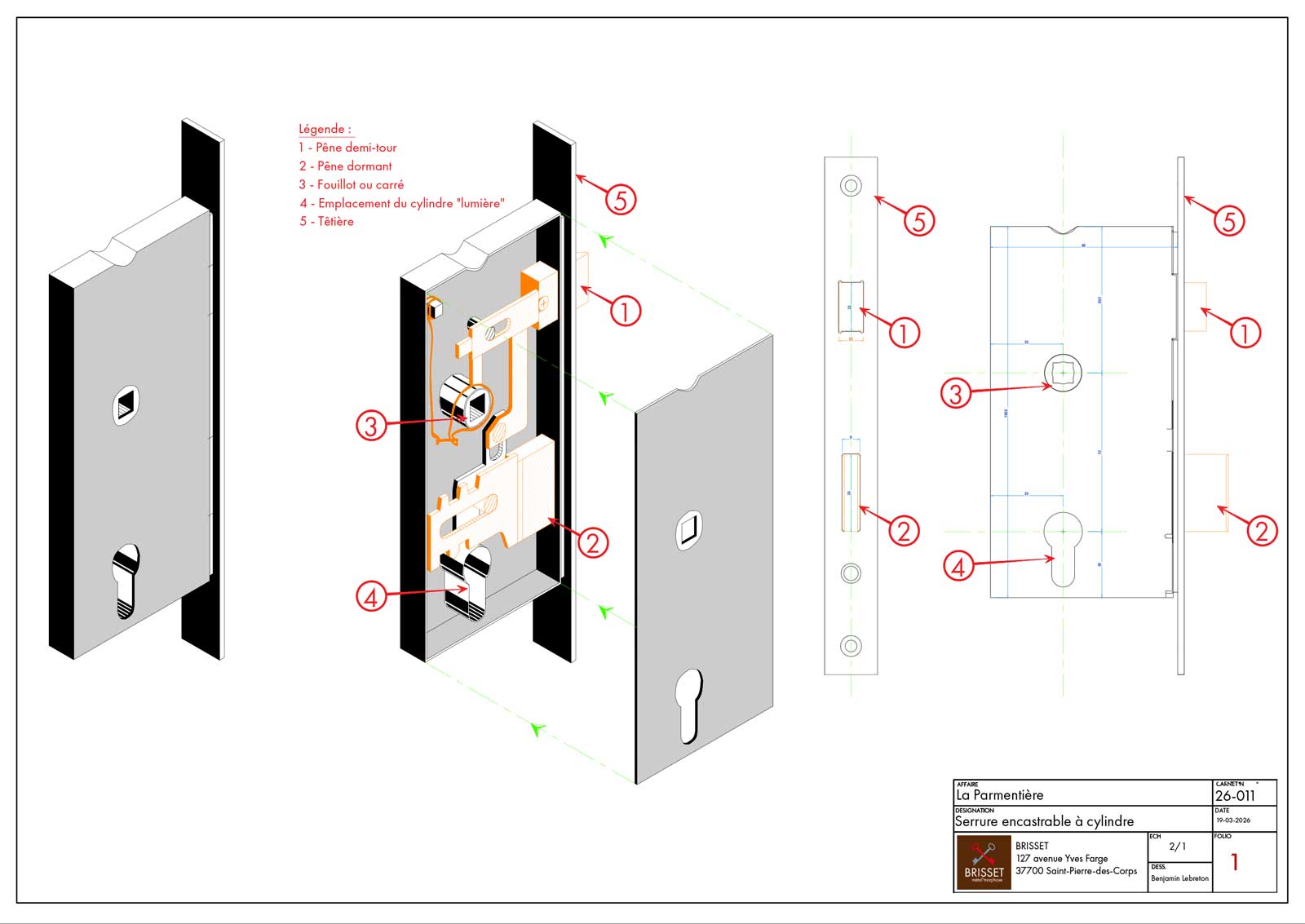 Serrurerie Les métiers du groupe métal'morphose : la serrurerie