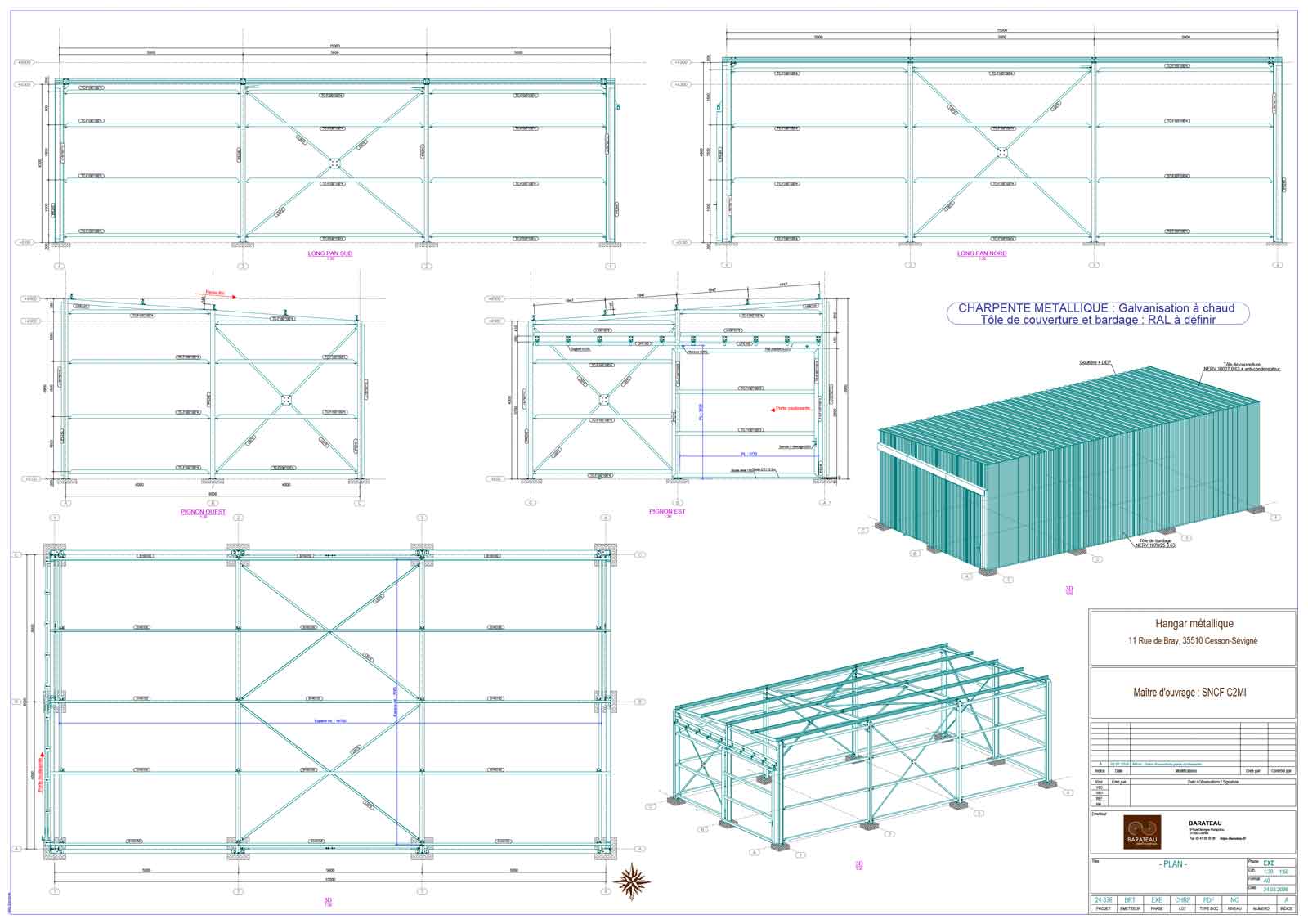charpente-metallique Les métiers du groupe : la charpente métallique